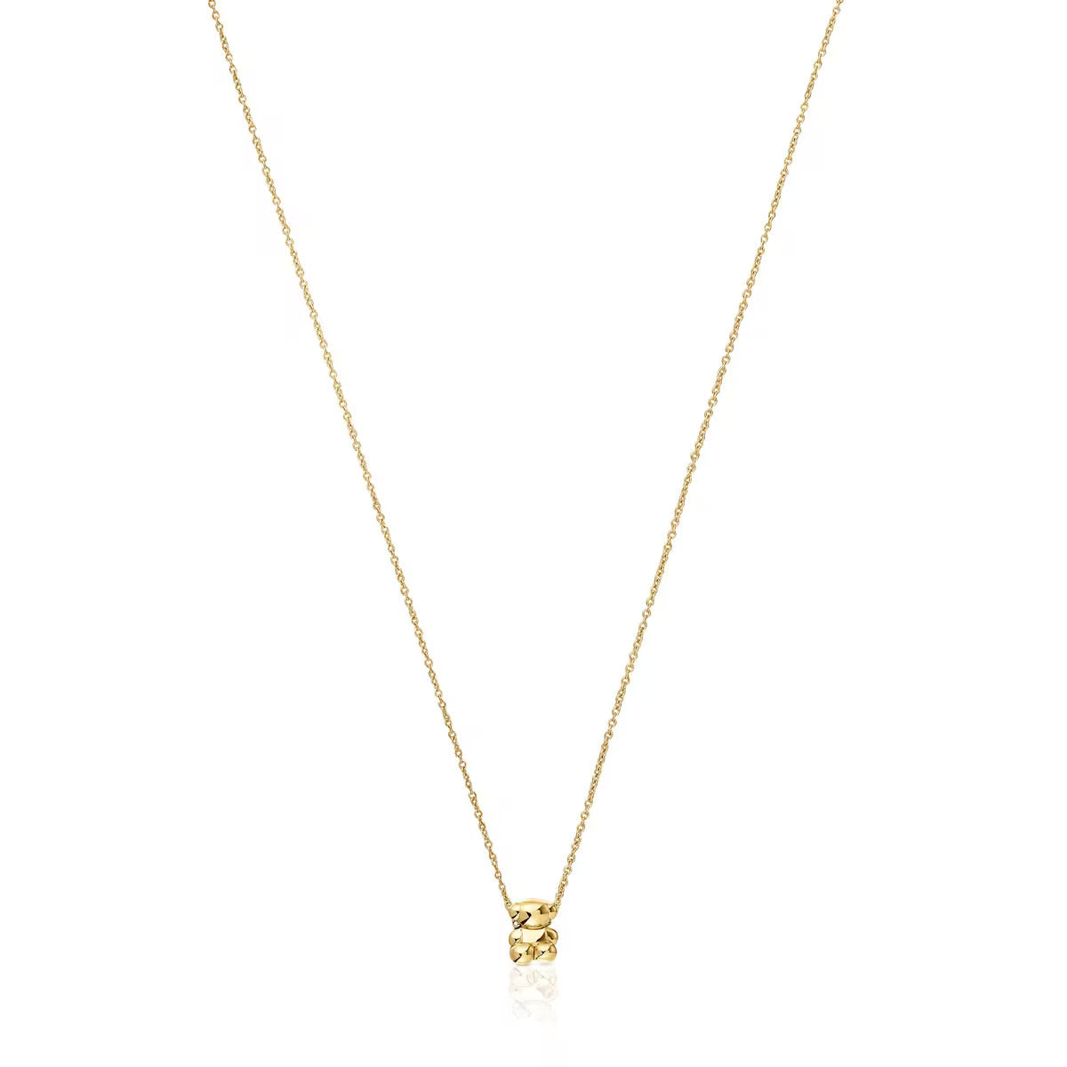 Gold and bear charm Necklace Bold Bear