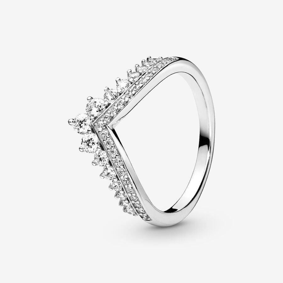 Princess Wishbone Ring Sterling silver