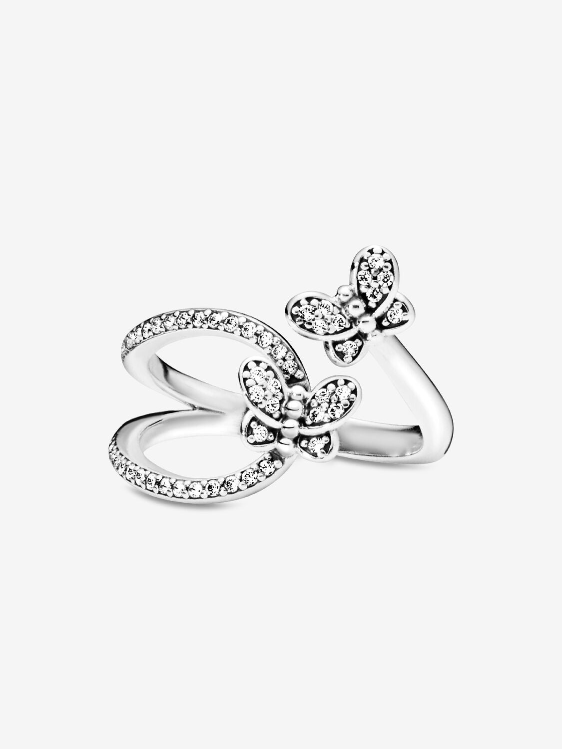 Bedazzling Butterflies Open Ring