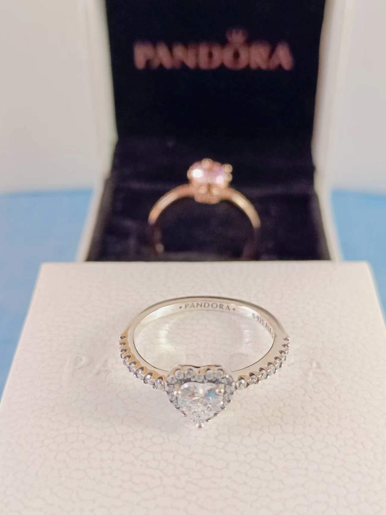 Elevated Heart Ring Sterling Silver