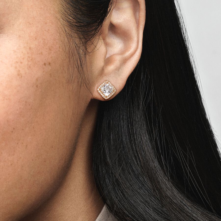 Gold Timeless Elegance Stud Earrings