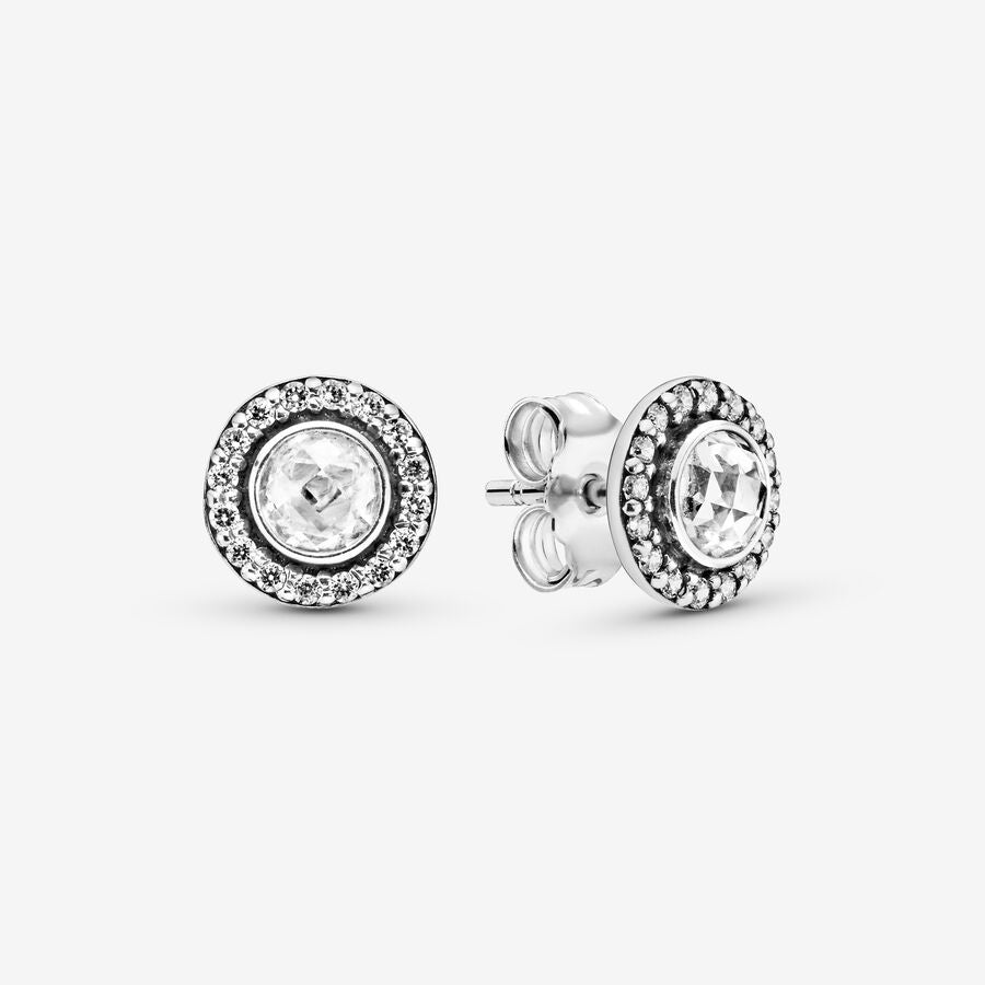 Sparkling Halo Stud earrings