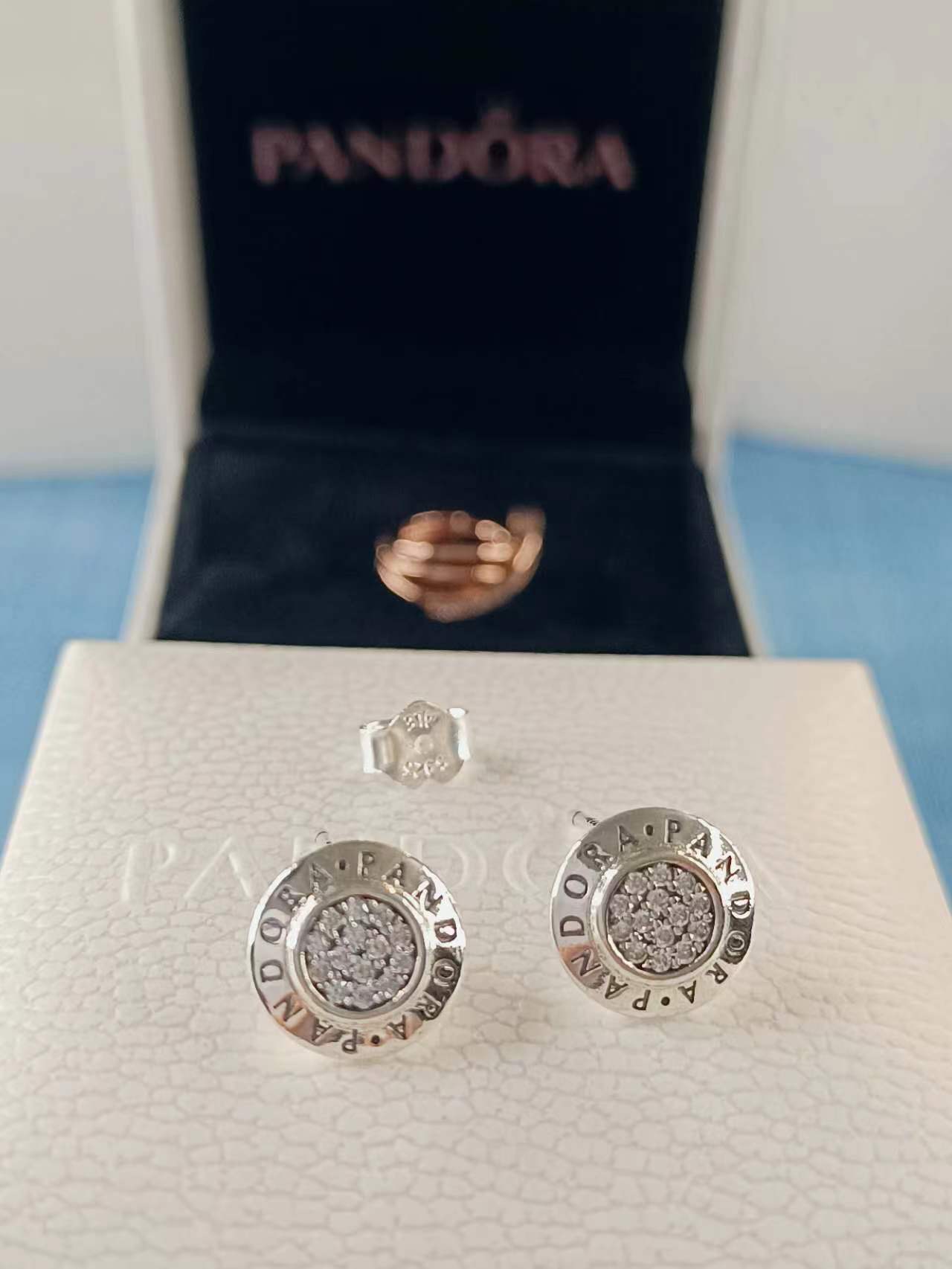 Signature Stud Earrings with Zirconia