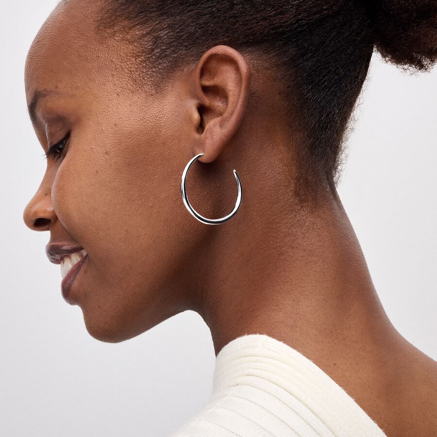 Open earrings Sterling silver 2024 April