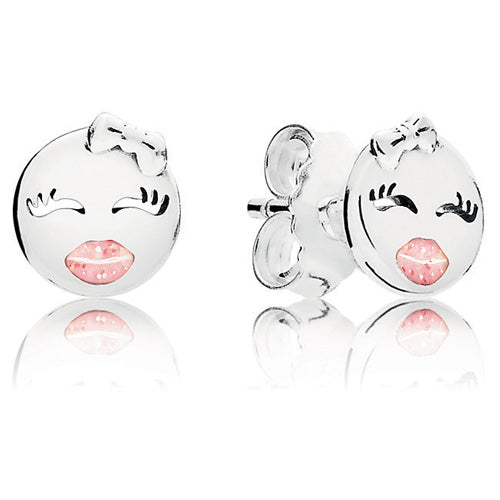 Playful Wink Stud Earrings