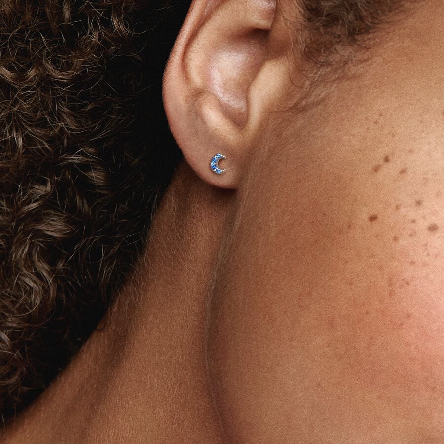 My Moon Single Micro-Stud Earring