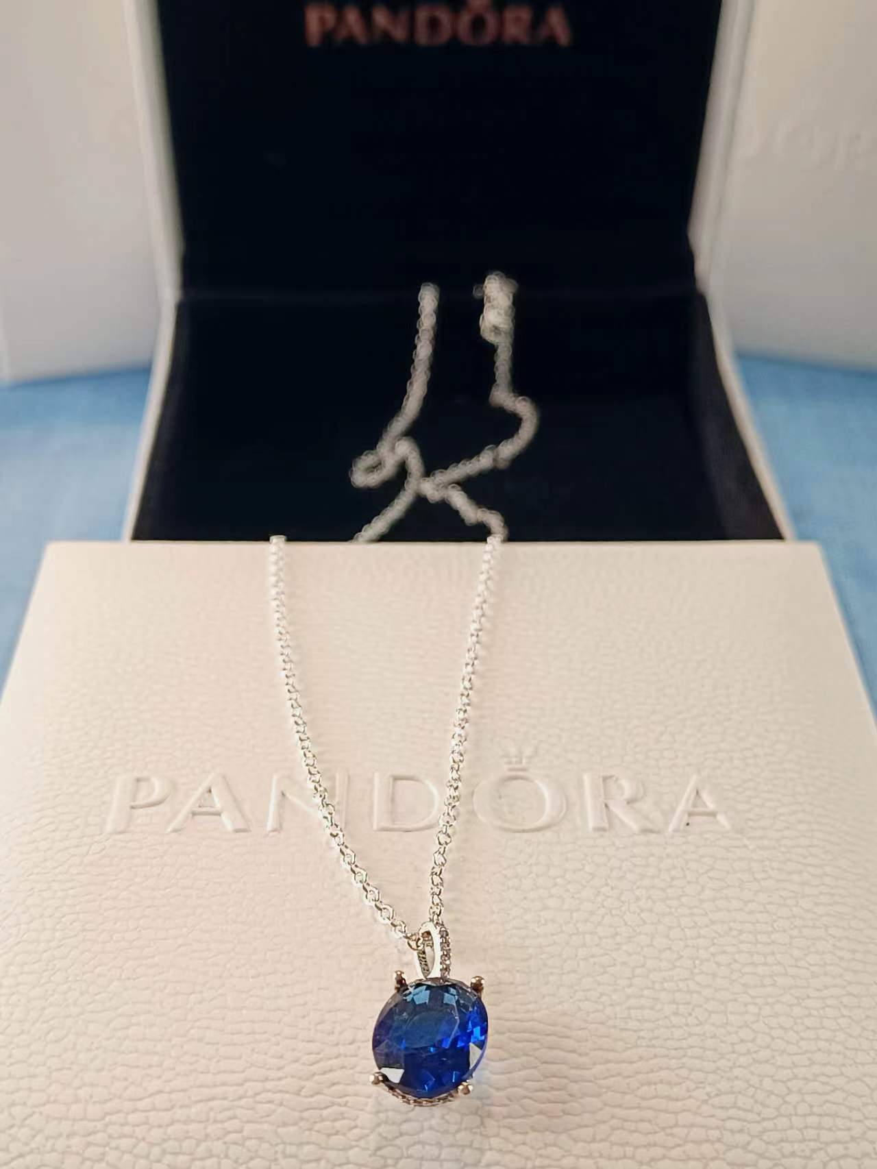 Sparkling Statement Halo Pendant Necklace