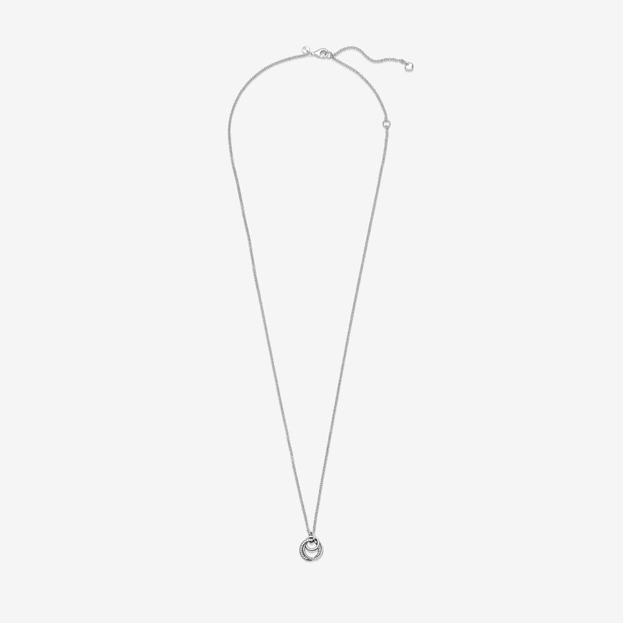 Family Always Encircled Pendant Necklace 60CM