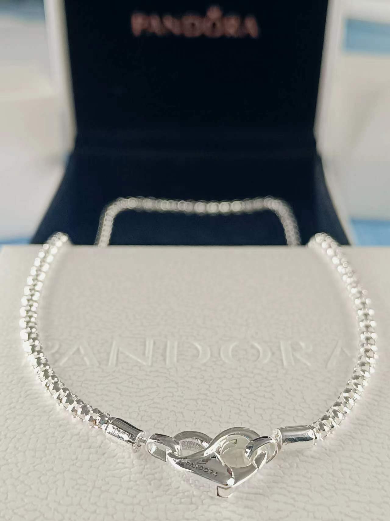 Studded Chain Necklace for Charms 45CM