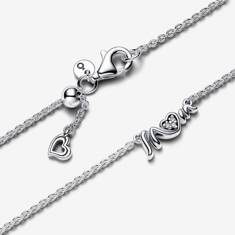 Mum Pavé Collier Necklace