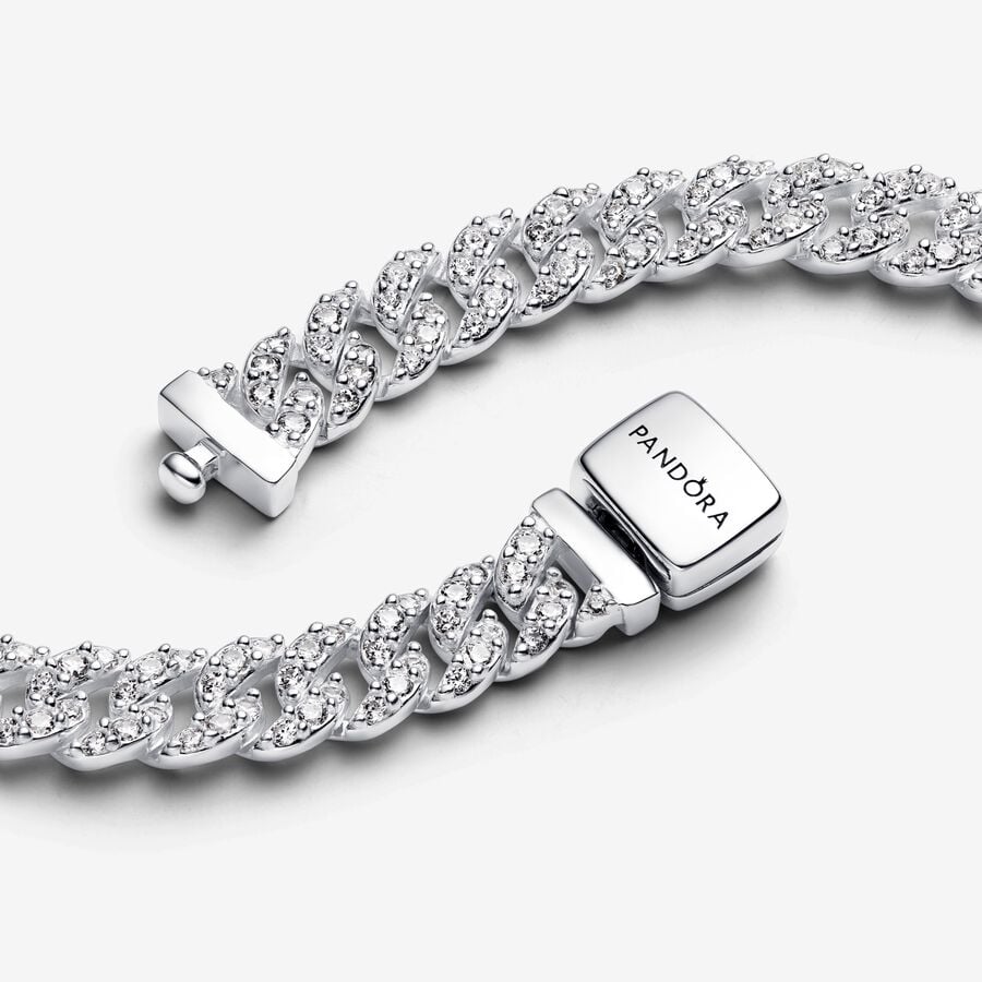 Pavé Cuban Chain Necklace