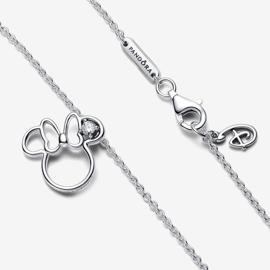 Minnie Mouse Silhouette Collier Necklace 45CM