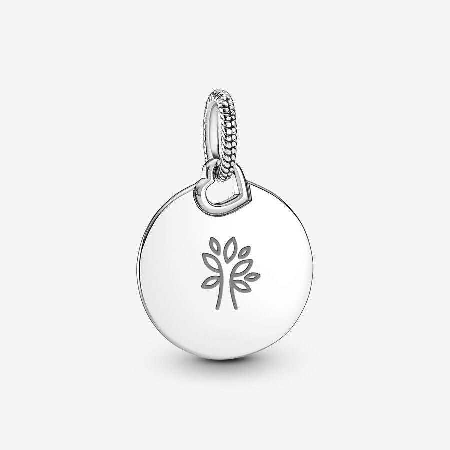 Engravable Round Tag Pendant