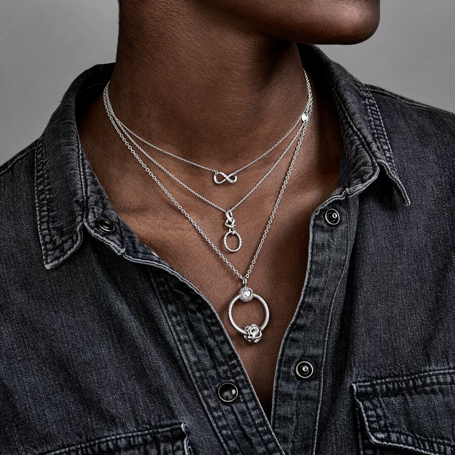 Small Pavé O Pendant