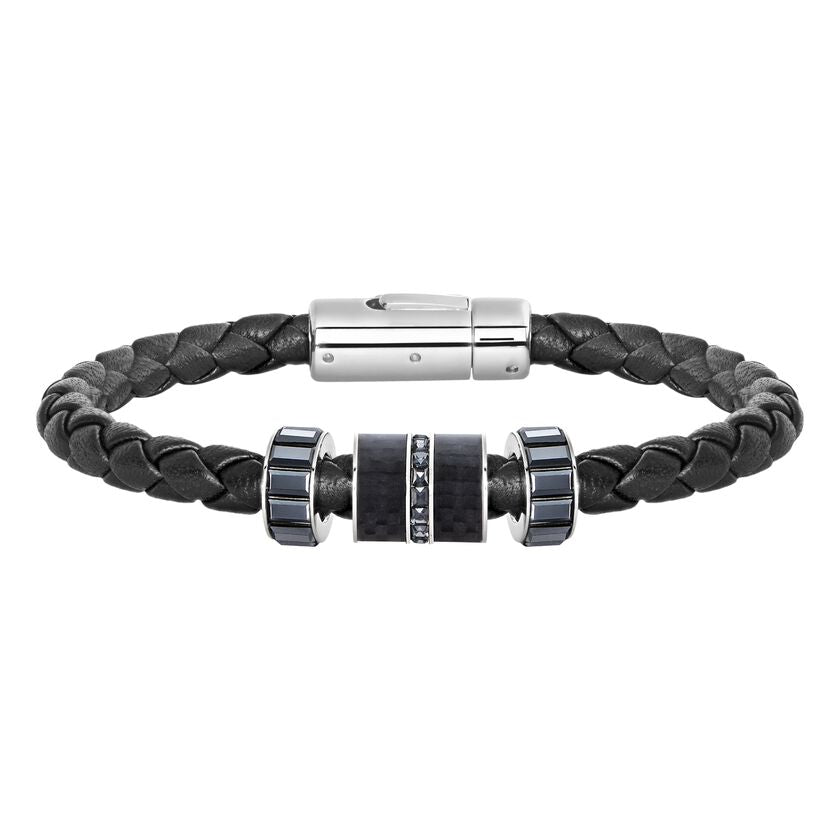 Diagonal Bracelet Leather