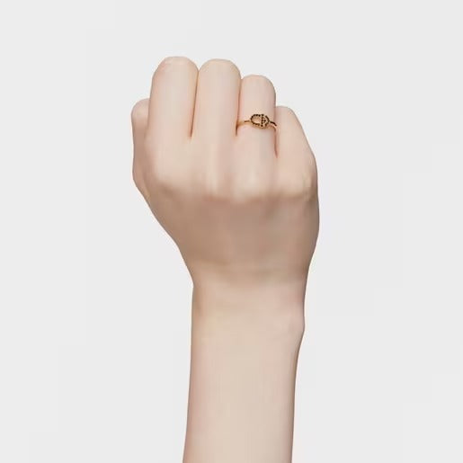 Small Gold Ring With Spinels Manifesto