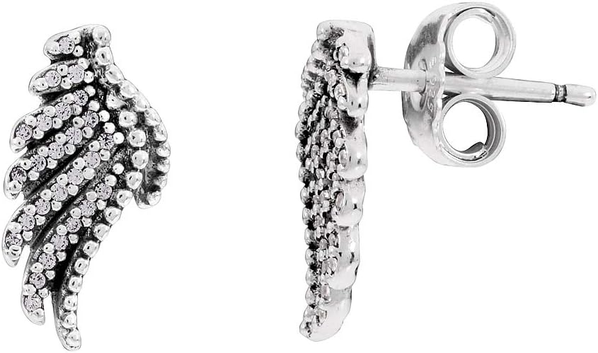 Majestic Feathers Stud Earrings