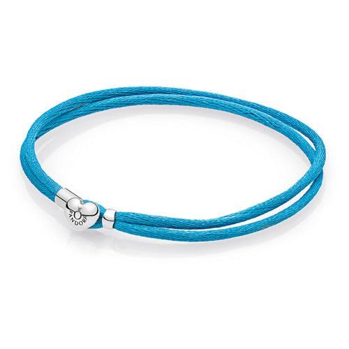 Turquoise Fabric Cord Bracelet