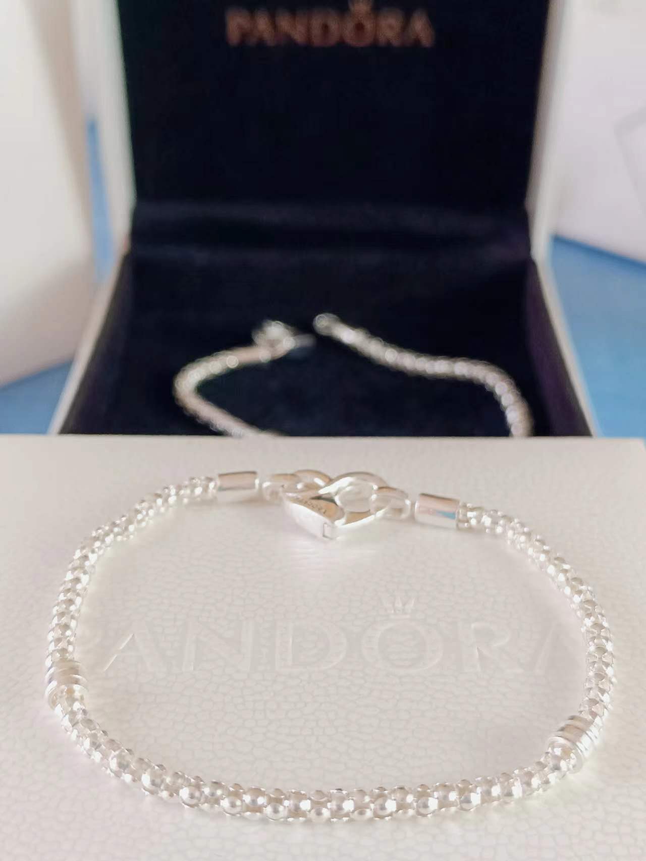 Moments Studded Chain Bracelet Sterling Silver