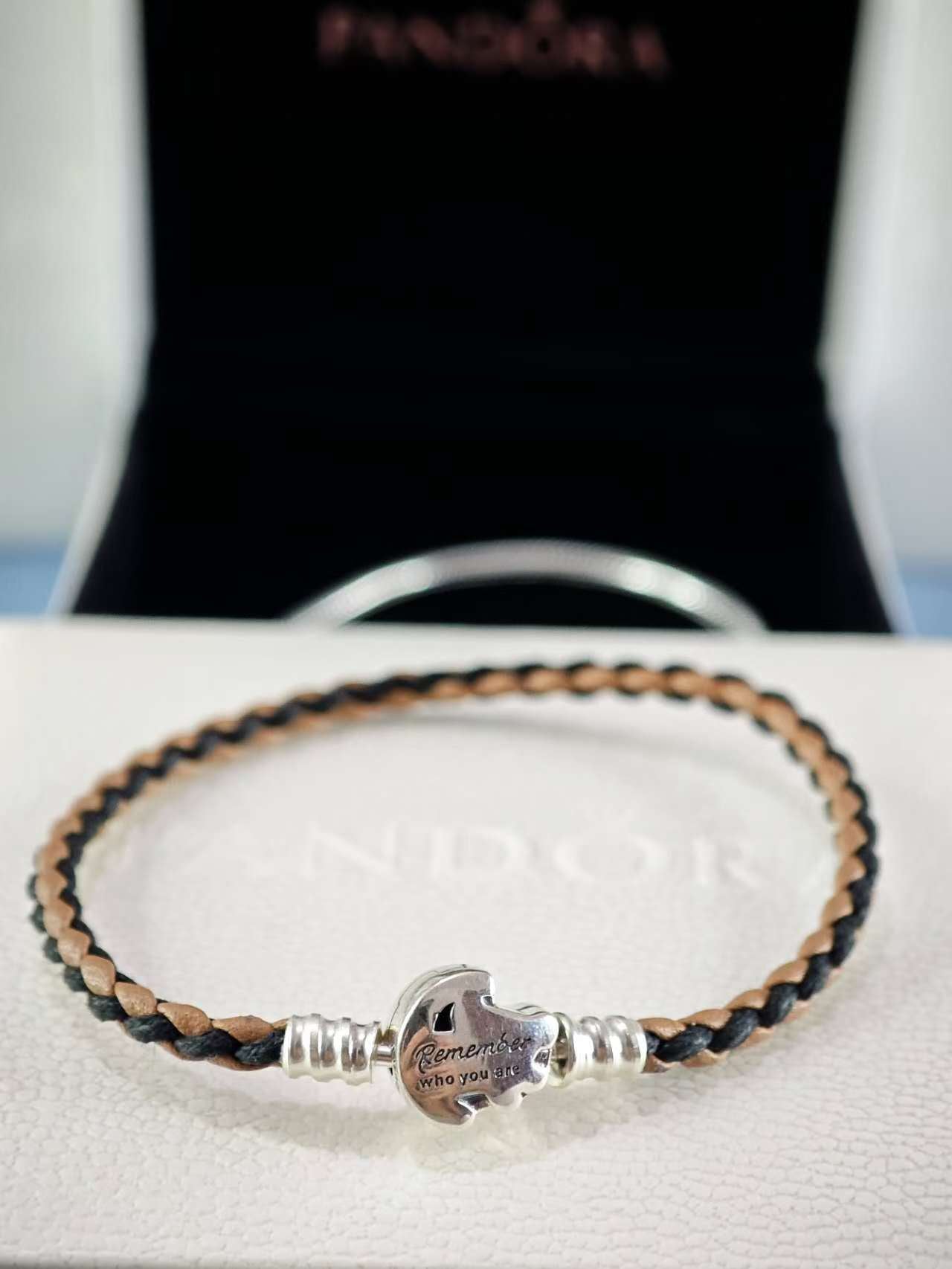 Disney The Lion King Clasp Moments Braided Leather Bracelet