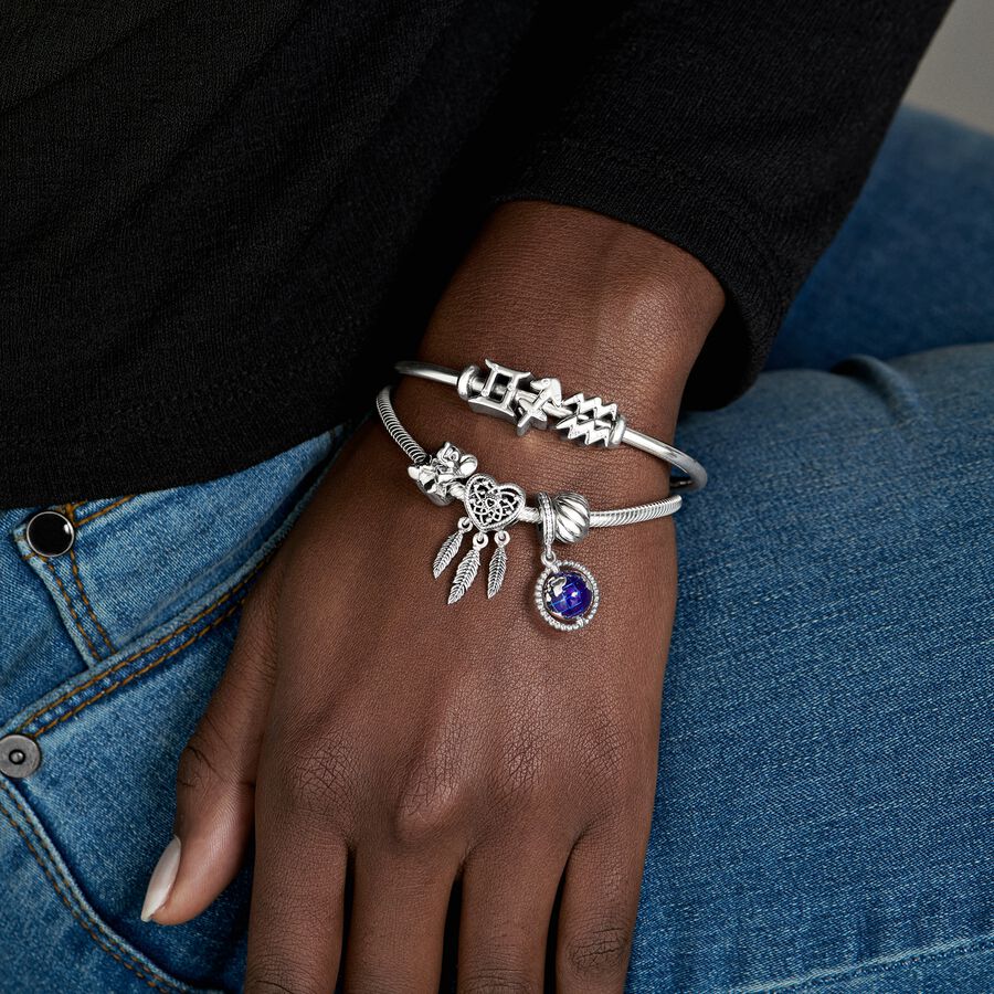 Moments Barrel Clasp Snake Chain Bracelet Sterling silver