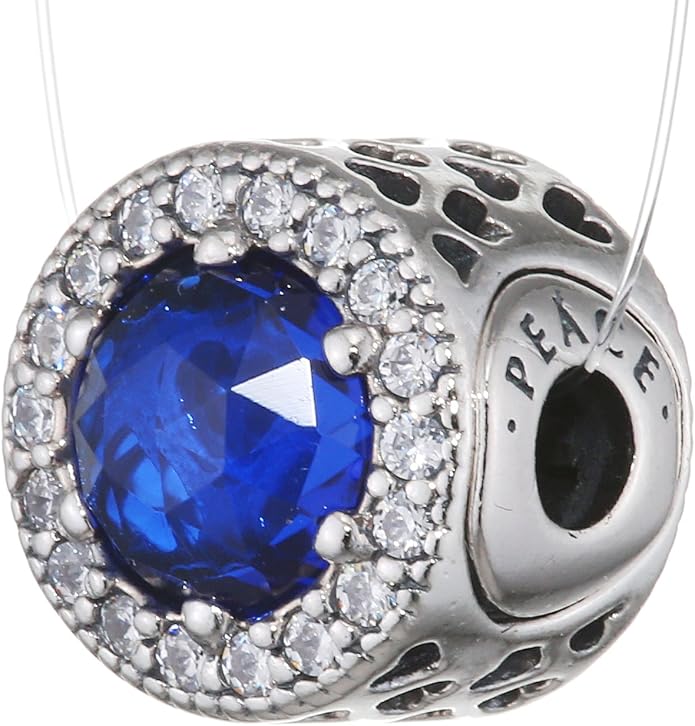 ESSENCE Peace Charm with Blue Crystal
