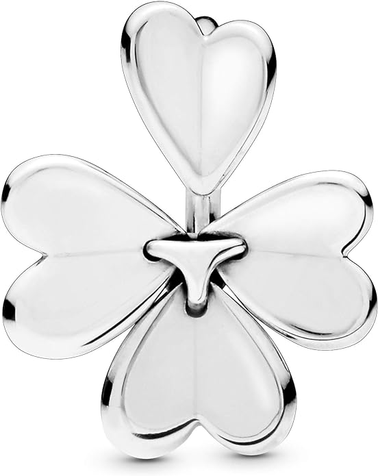 Lucky Four-Leaf Clover Open Ring
