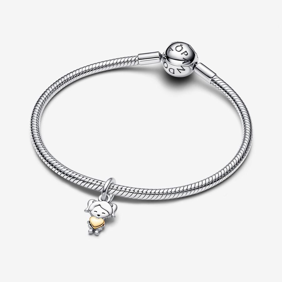 Happy Girl Dangle Charm