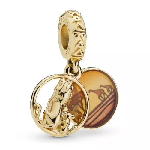 Disney Simba and Mufasa Lion King Dangle Charm
