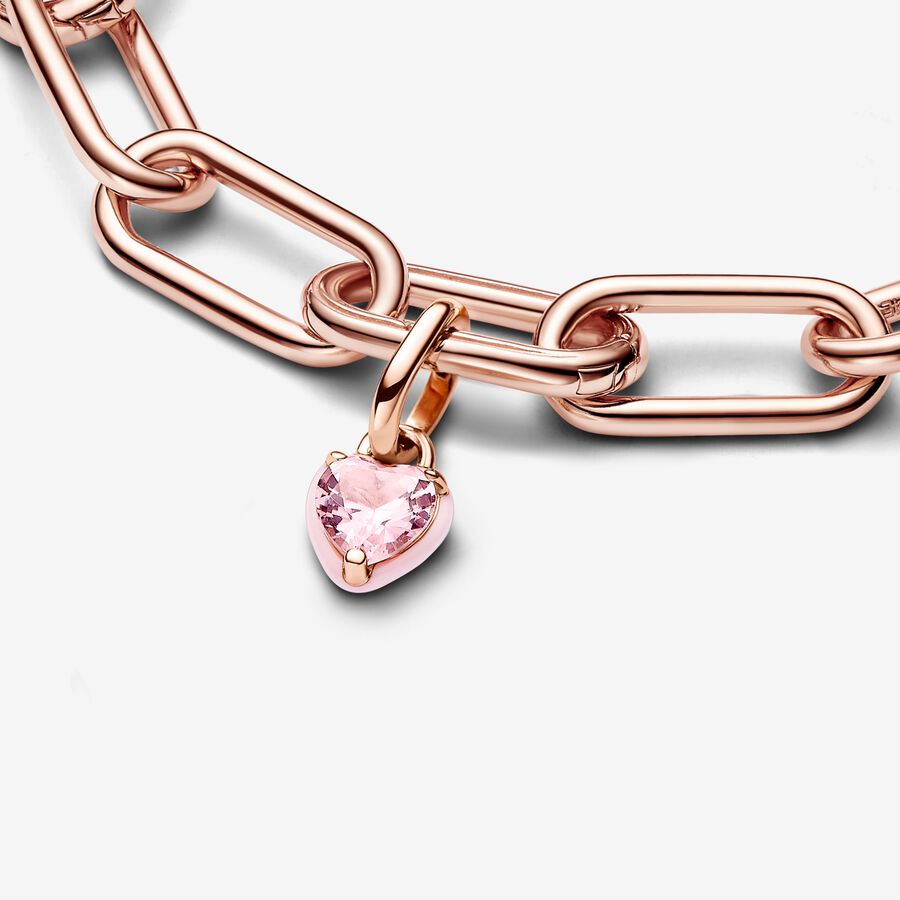 ME Pink Chakra Heart Mini Dangle Charm