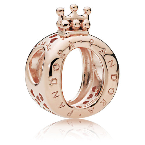 Rose Crown Logo Charm