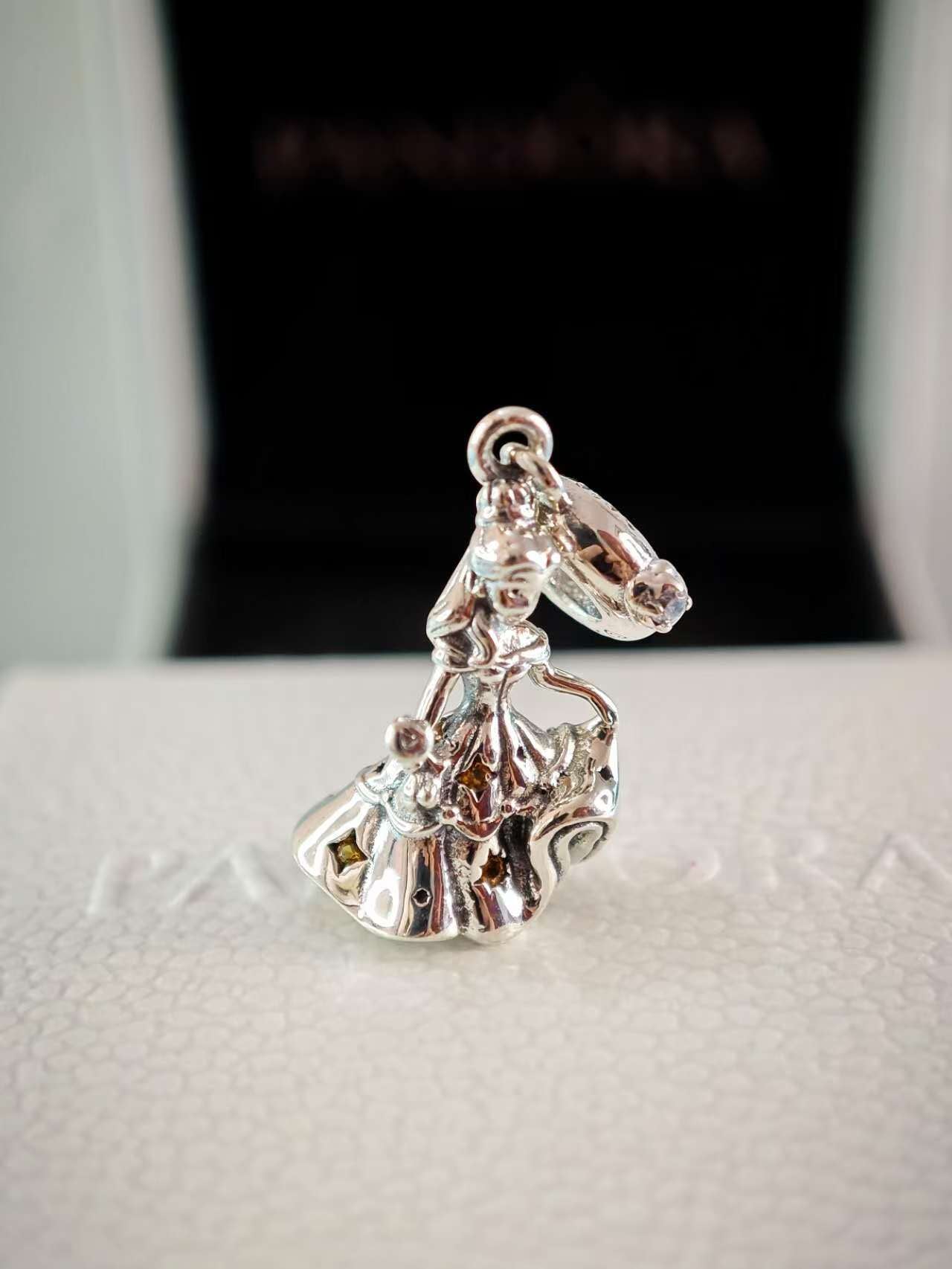 Disney Beauty and the Beast Dancing Belle Dangle Charm