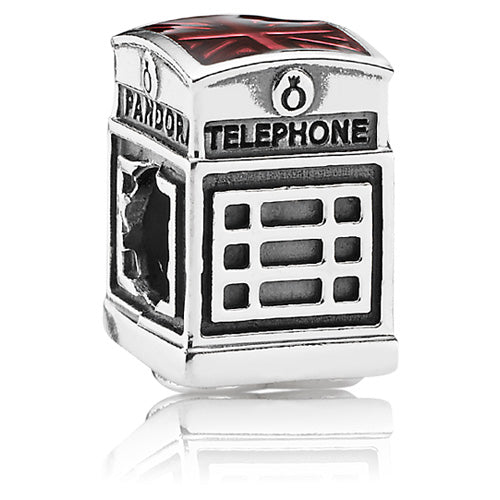 London Calling Phone Booth Charm