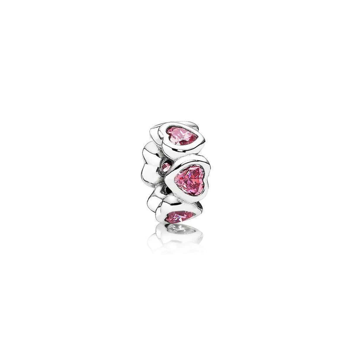 Space in My Heart with Salmon Zirconia