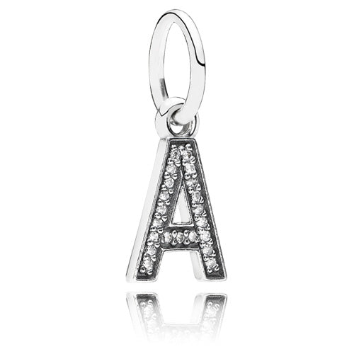 Alphabet Letter A Dangle Charm