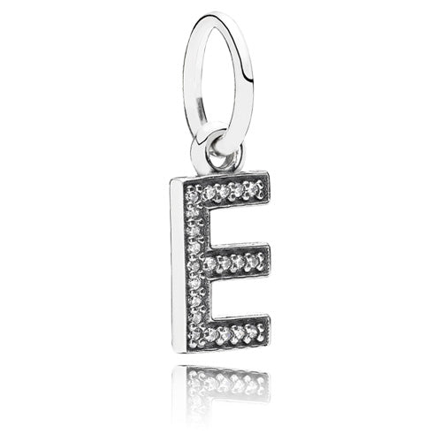 Alphabet Letter E Dangle Charm