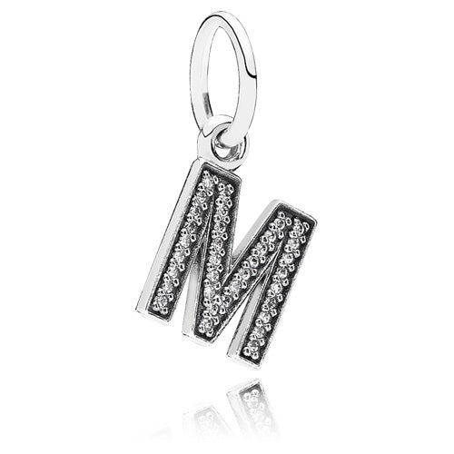 Alphabet Letter M Dangle Charm