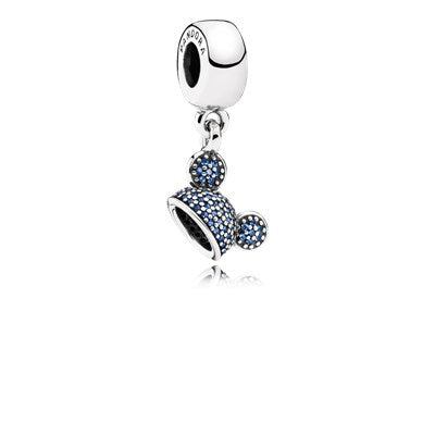 Disney Mickey Mouse Sparkling Ear Hat Black Charm