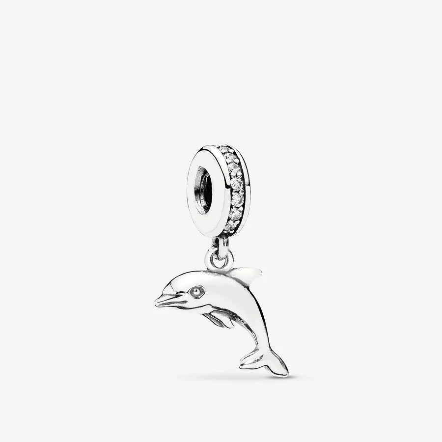 Playful Dolphin Dangle Charm