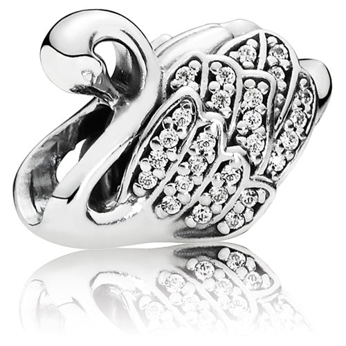 Majestic Swan Charm