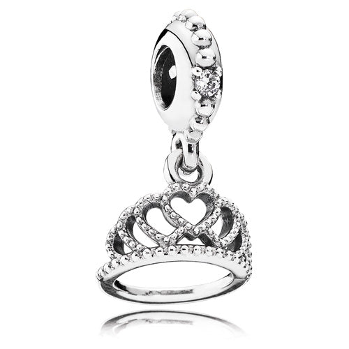 Hearts Tiara Dangle Charm