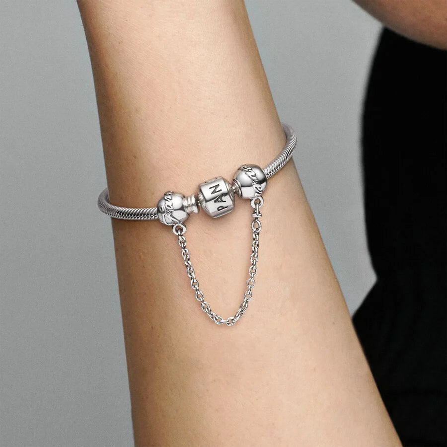 Family Ties silver safety chain