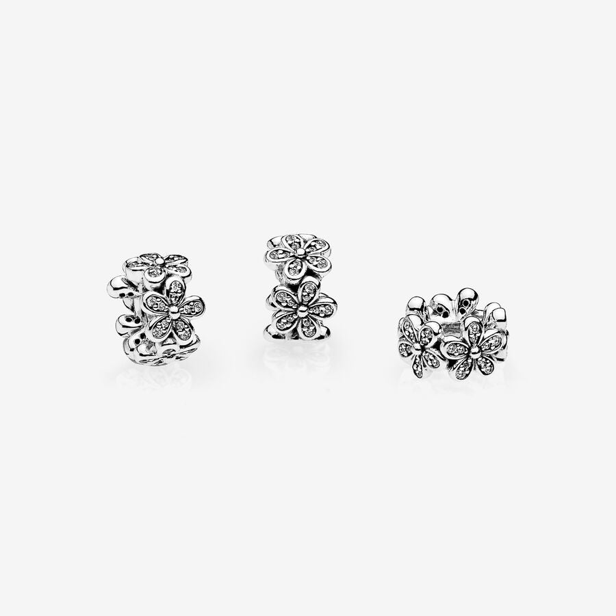 Sparkling Daisy Flower Spacer Charm