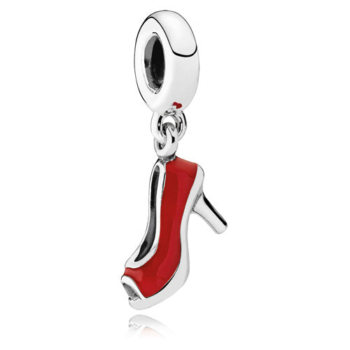 Red Stiletto Dangle