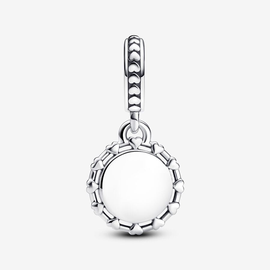 Stethoscope Engravable Dangle Charm Colour Red