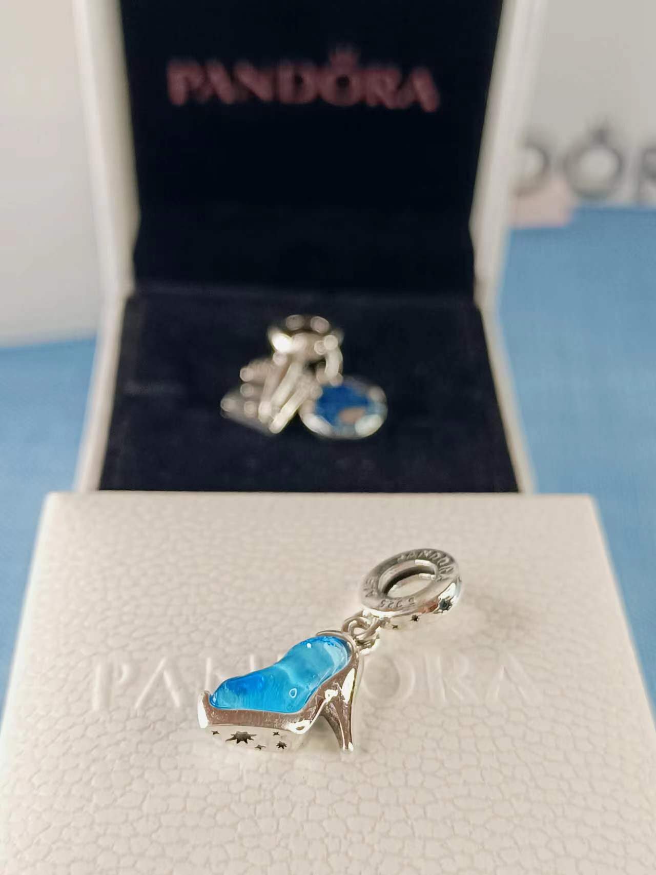 Disney Cinderella's Glass Slipper Dangle Charm