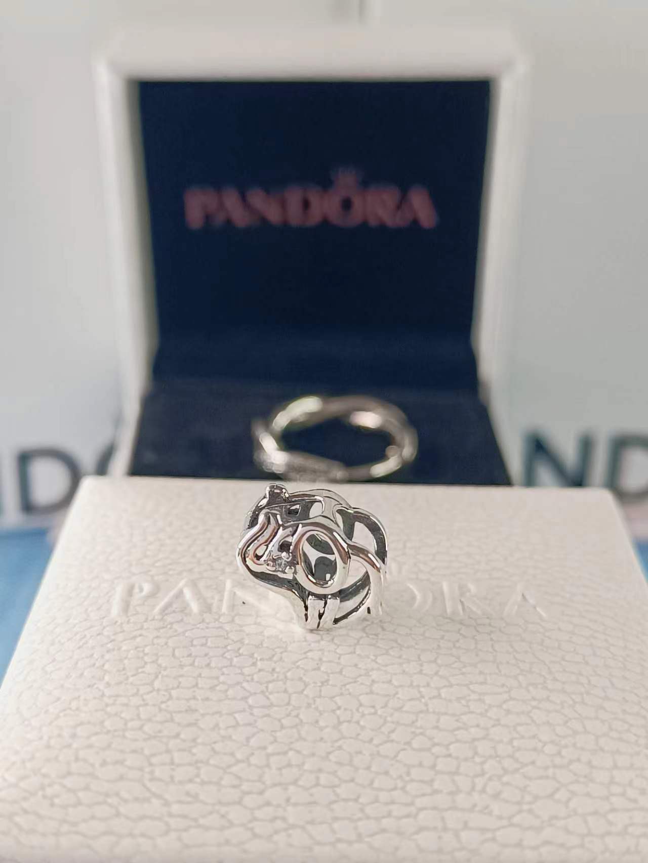 Openwork Elephant Charm