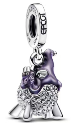 Disney Parks Figment Spaceship Earth EPCOT Dangle Charm
