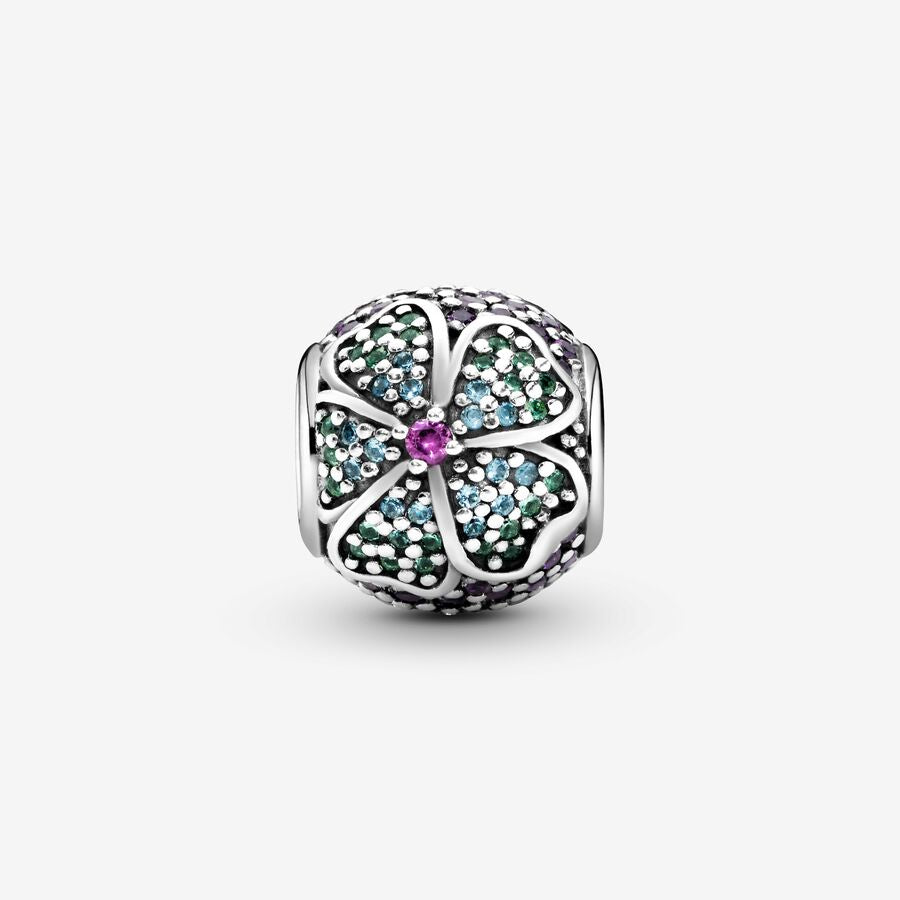 Pavé Flower Blossom Charm