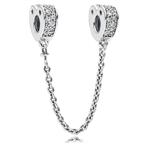 Sparkling Arc of Love Safety Chain